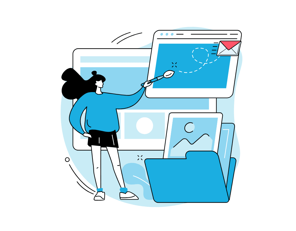 Bulk mail service hero graphic